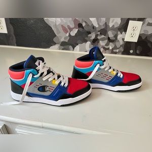 Mens champion drome multicolor high top shoes sneakers